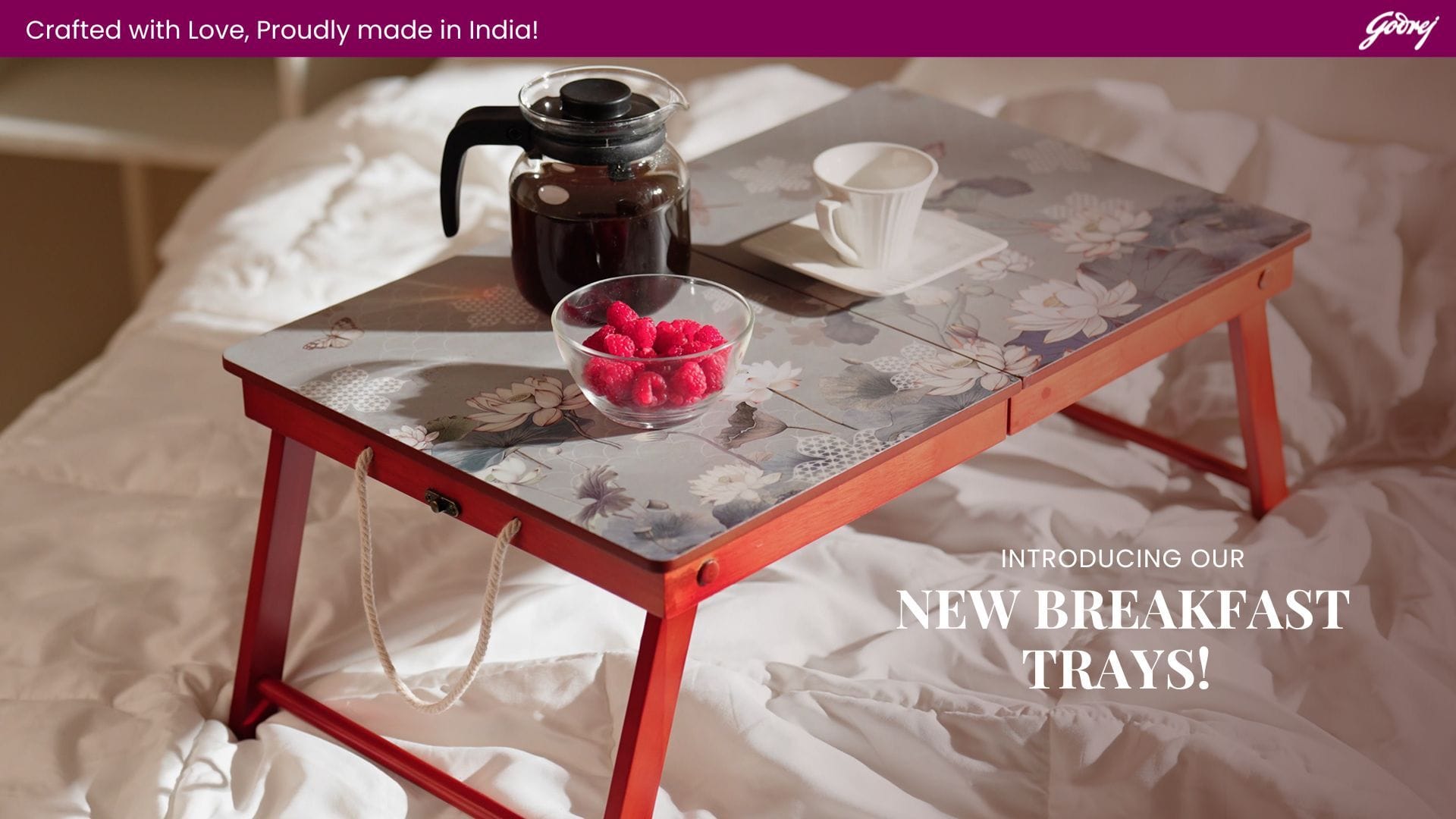 Blooming Meadow Breakfast Tray