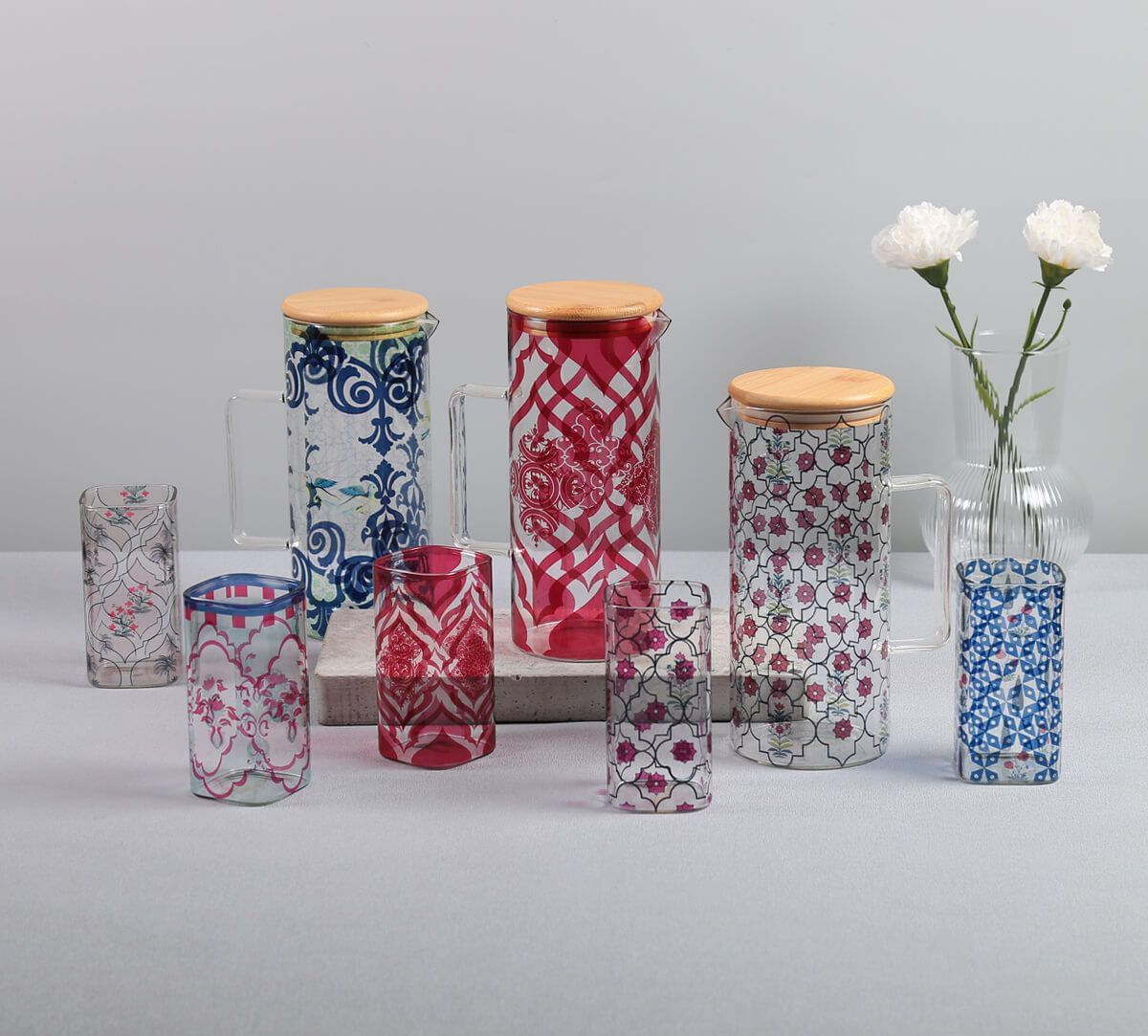 Giardino Segreto Glass Tumbler Set of 4