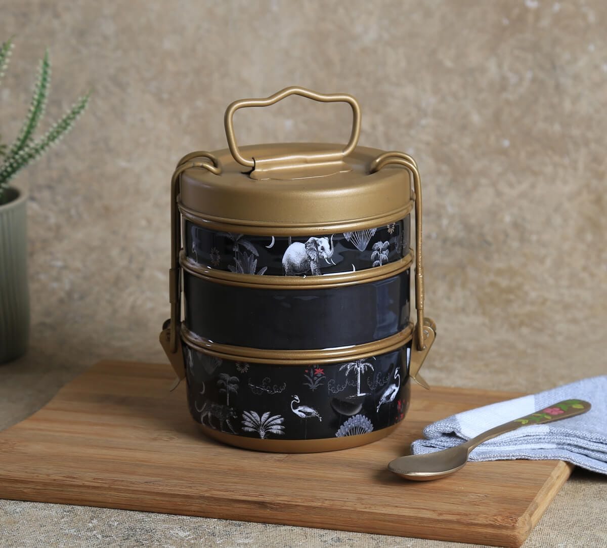 India Circus by Krsnaa Mehta Animalia Creations Lunch Box