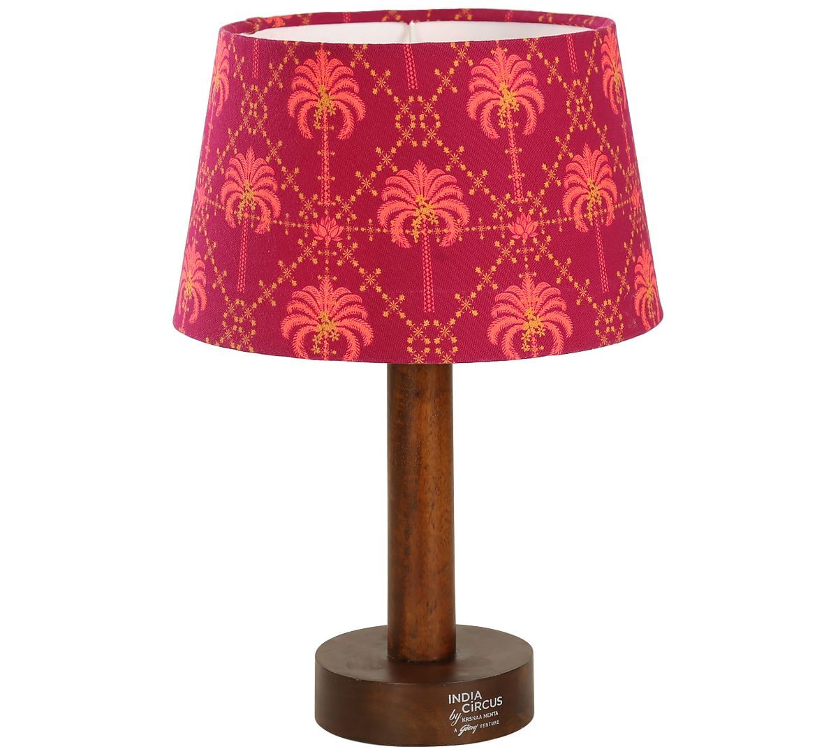 India Circus by Krsnaa Mehta Poly Palmeria Drum Table Lamp