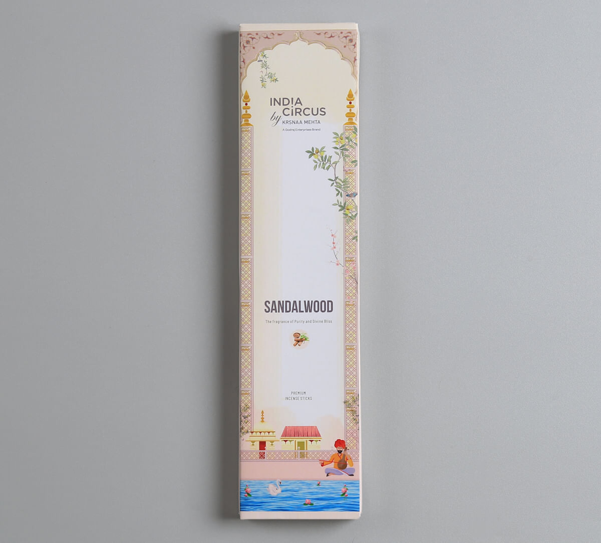 India Circus by Krsnaa Mehta Sandalwood Incense Stick Set of 20 Sticks