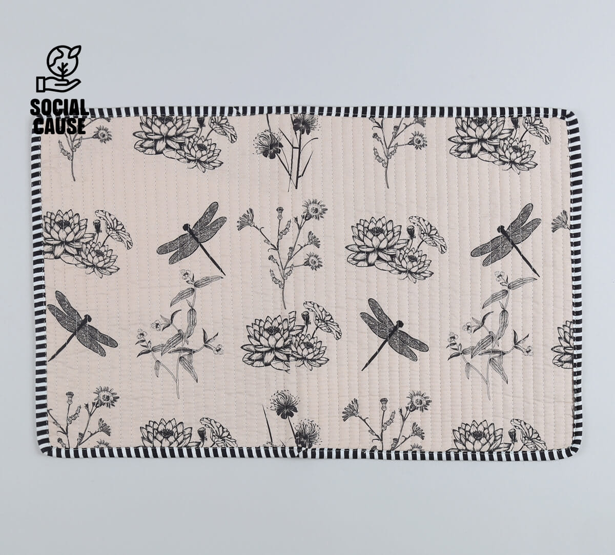 NGCPR Collection - Ghats Garden Quilted Table Mats Set of 6